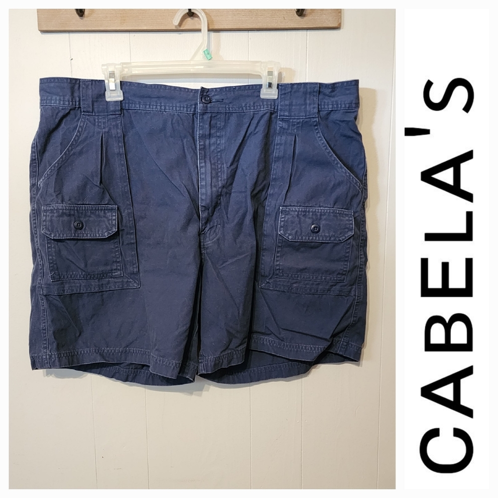 Cabela's Shorts‎ Blue Cargo  7 Pocket Hiker Size 44 A515